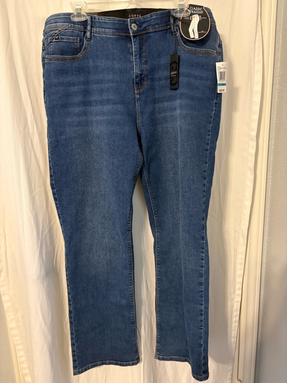 Classic Straight Leg Women’s Jeans - Blue